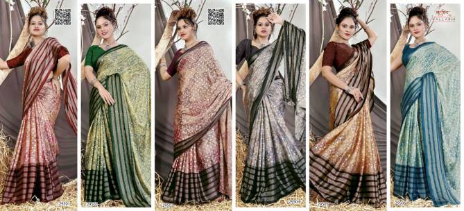 Liliana By Vallabhi Designer Printed Brasso Sarees Wholesale Price In Surat